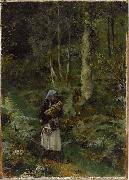 Laura Theresa Alma-Tadema With a Babe in the Woods china oil painting artist